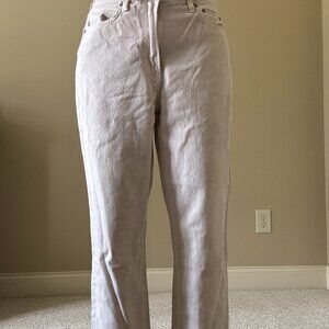 Cream/tan, straight-leg, denim, American Eagle jeans
